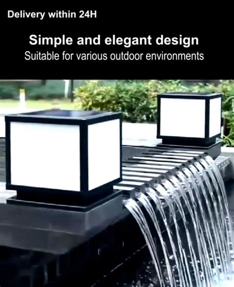 gate lamp light price|【BUY 1 TAKE GIFT】solar gate pillar light outdoor waterproof .